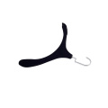 Wedding Dress Hanger Black Flocking Clothes Hangers Space Saving Hotel Coat Bridal Gown Suit Wedding Gown Display Velvet Hanger